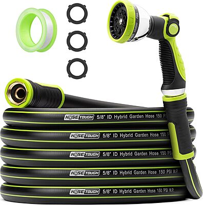 Heavy Duty Garden Hose 25ft x 5/8”